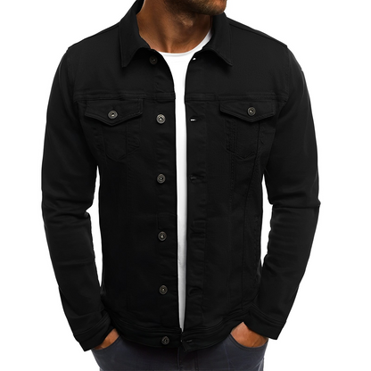 Men's Denim Summer Jacket Lightweight Blue
