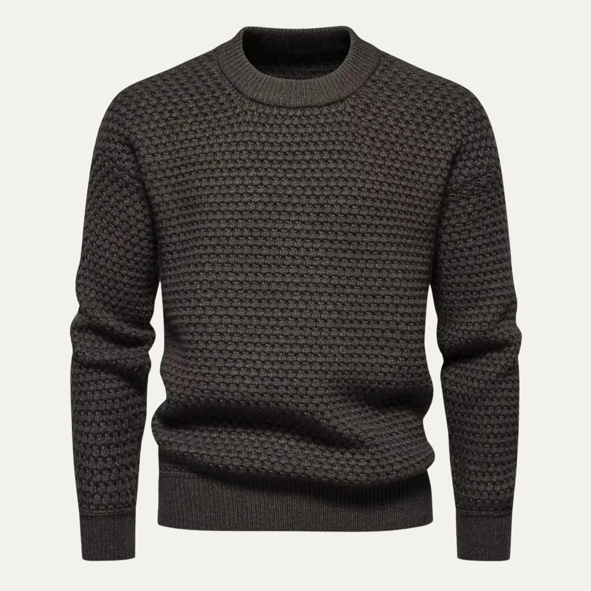 Men's Classic Crew Neck Knitted Sweater - Fashinoza
