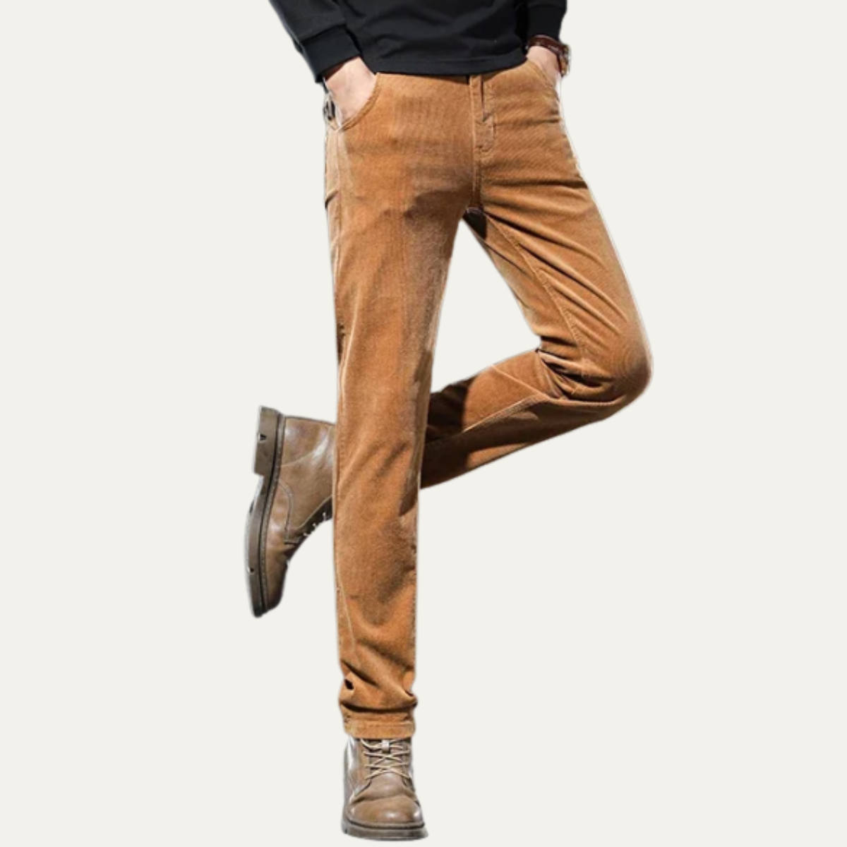 Men's Slim Fit Corduroy Pants