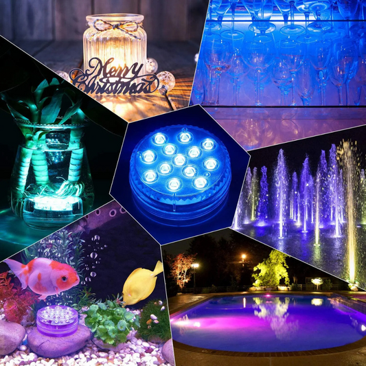 Led Pool Light Color Changing Submersible With Remote - Fashinoza
