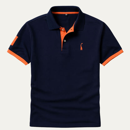 Ash Bunker Men's Golf Polo Shirt - Fashinoza