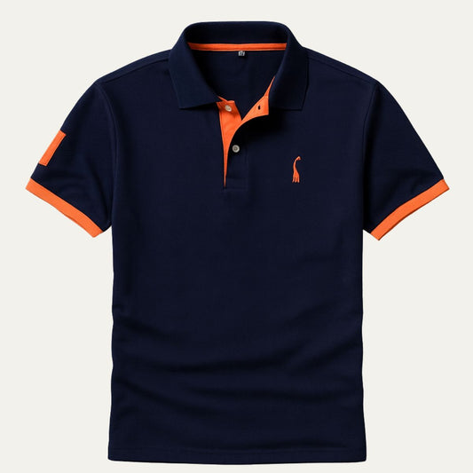 Ash Bunker Men's Golf Polo Shirt - Fashinoza