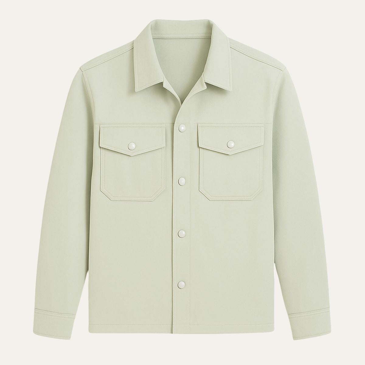 Men's Lightweight Shirt Jacket - Fashinoza