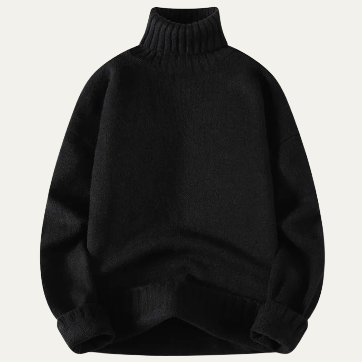 Men's Soft Knit Turtleneck Sweater Warm
