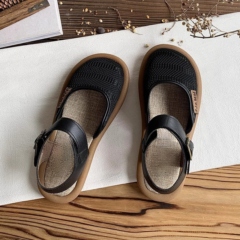 Women's Adjustable Sandals Cushioned Wide Fit - Fashinoza