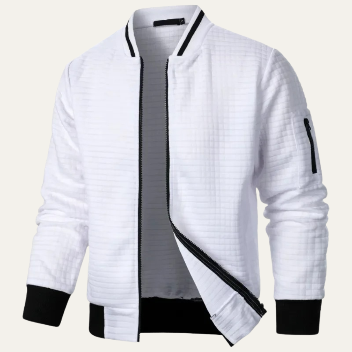 Livingston Men's Quilted Bomber Jacket Lightweight