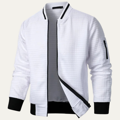Livingston Men's Quilted Bomber Jacket Lightweight