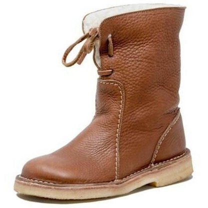 Women's Ankle Boots Contrast Stitching