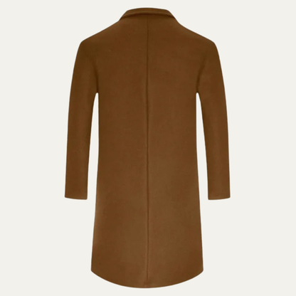 Men's Slim Fit Wool Overcoat Classic Winter