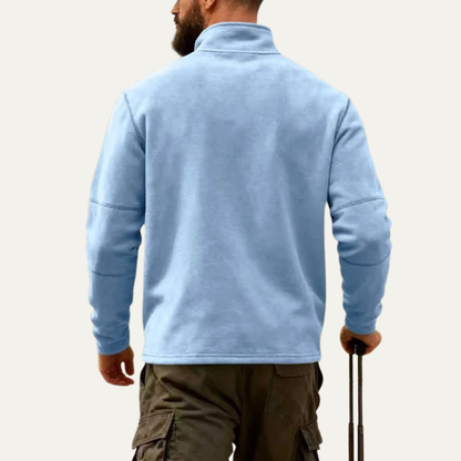 Vesuvius Men's Fleece Quarter Zip Sweater Warm