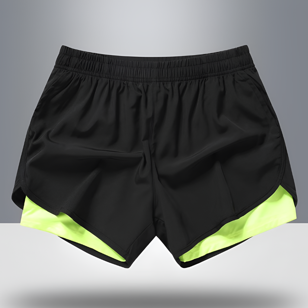 Men's Quick Dry Running Shorts Zipper Pocket
