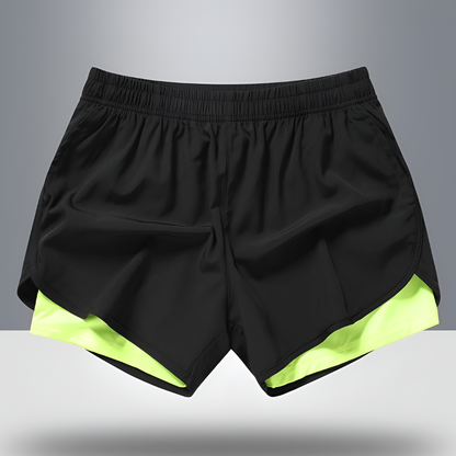 Men's Quick Dry Running Shorts Zipper Pocket