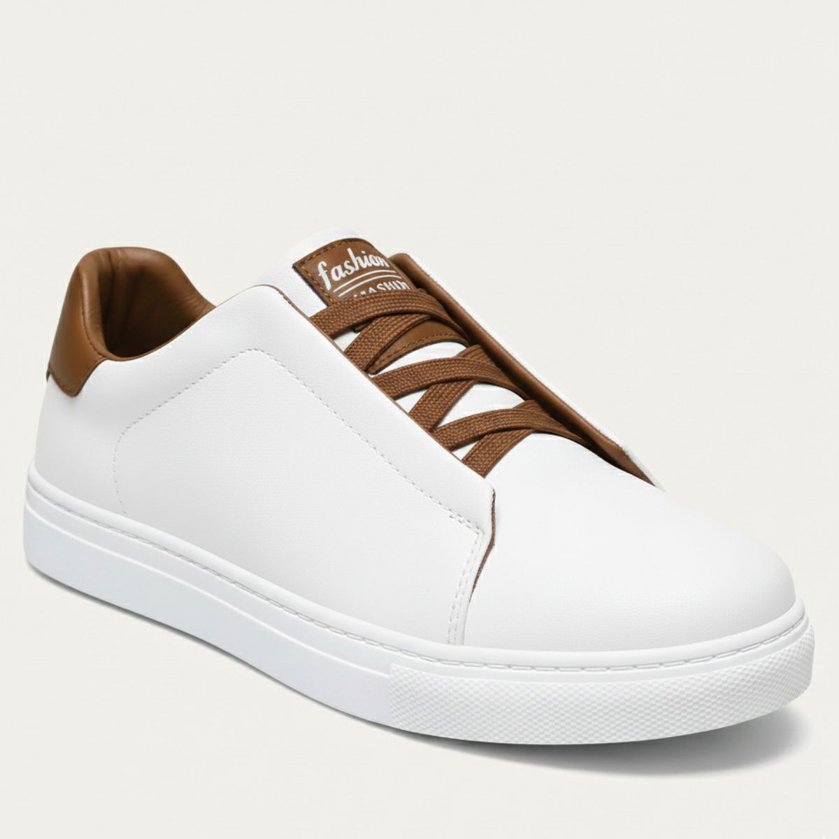 Men's Classic Leather Sneakers - Fashinoza