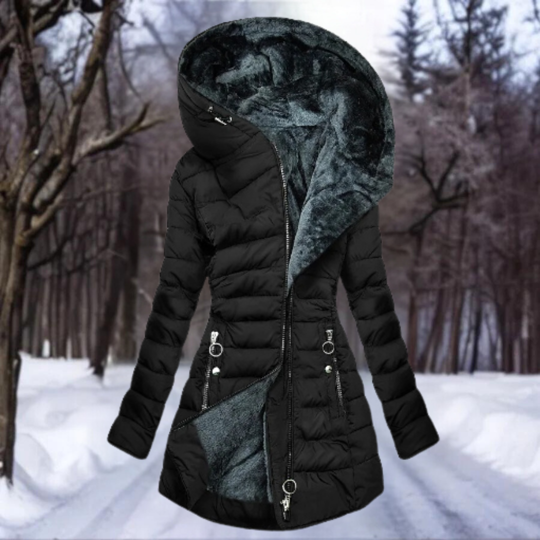 Women’s Hooded Waterproof Puffer Winter Jacket