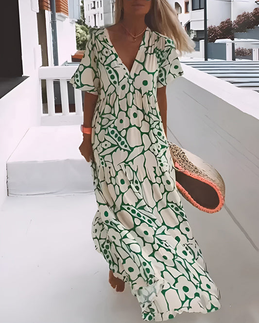 Women's Flowy Summer Dress - Fashinoza