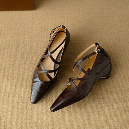 Lira Genuine Leather Heels