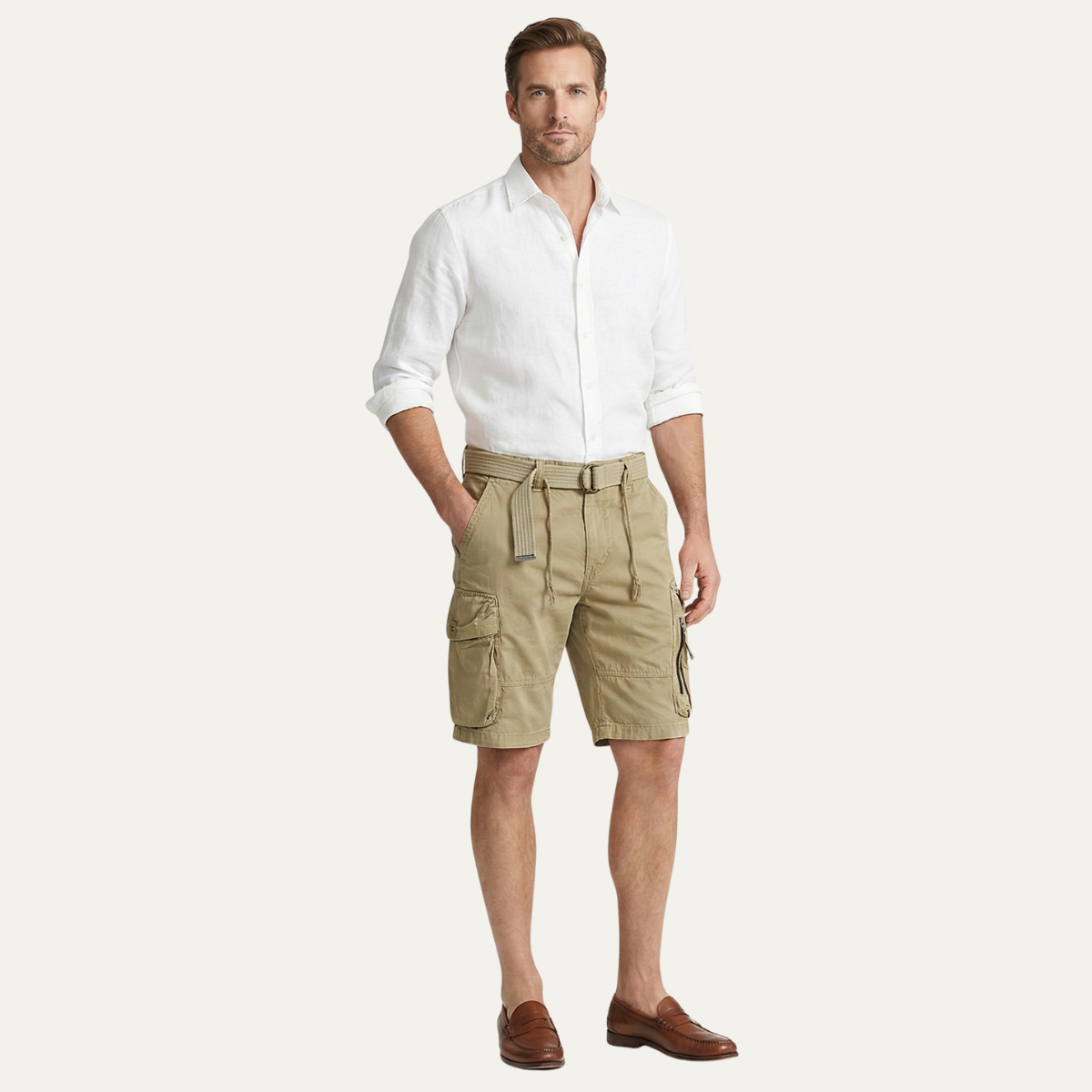 Men's Cotton Cargo Shorts