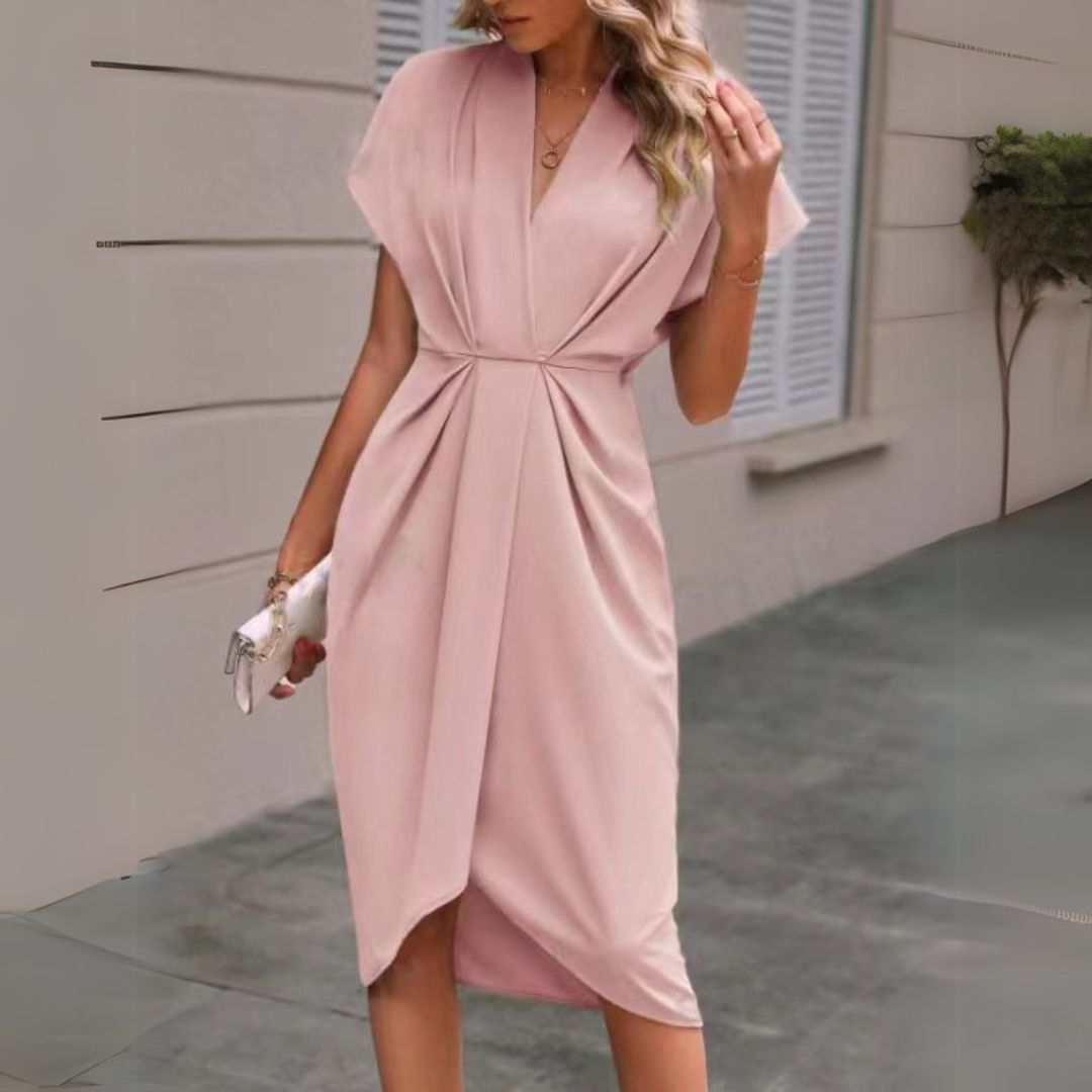 Denise Women's Draped Midi Dress