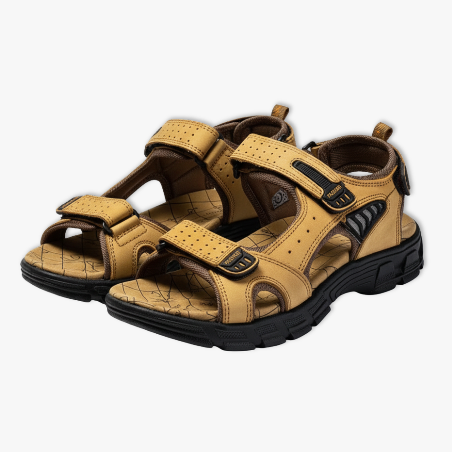 Classic Men's Genuine Leather Outdoor Casual Sandals