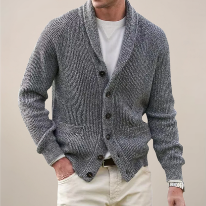 Lucas | Men’s Spring Button Front Knit Cardigan