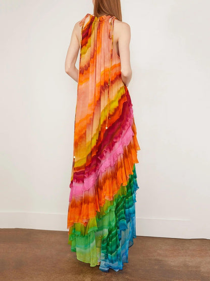 Women's Ruffle Maxi Dress
