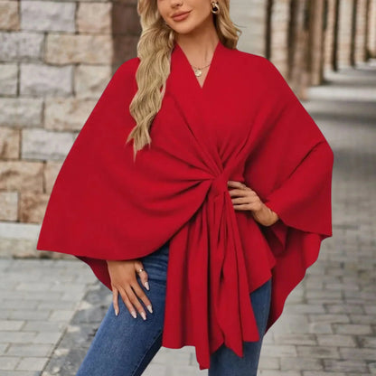 Women's Asymmetrical Poncho