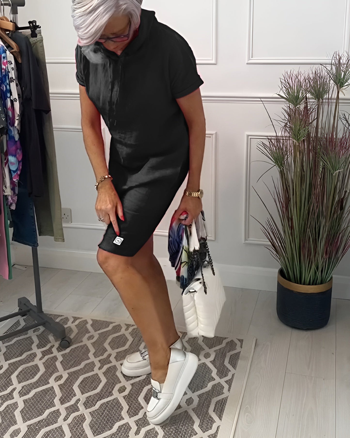 Women's Relaxed Hoodie Dress