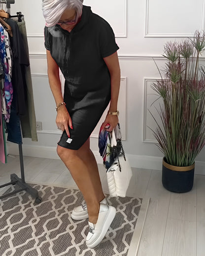 Women's Relaxed Hoodie Dress