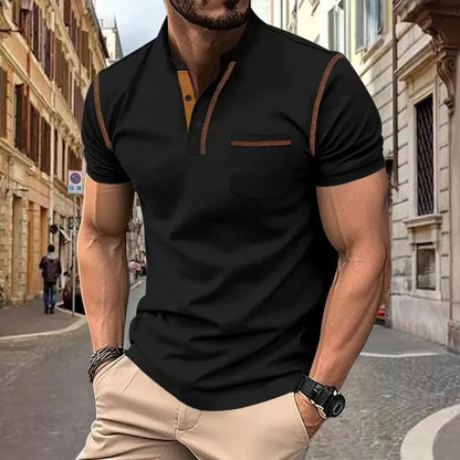 Men's Polo Shirt Cotton Elegant Style - Fashinoza
