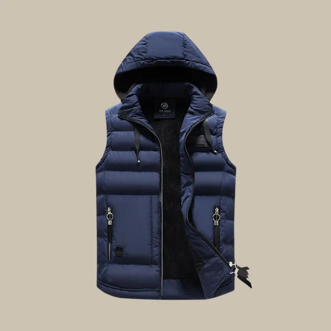 Men's Padded Body Warmer - Fashinoza