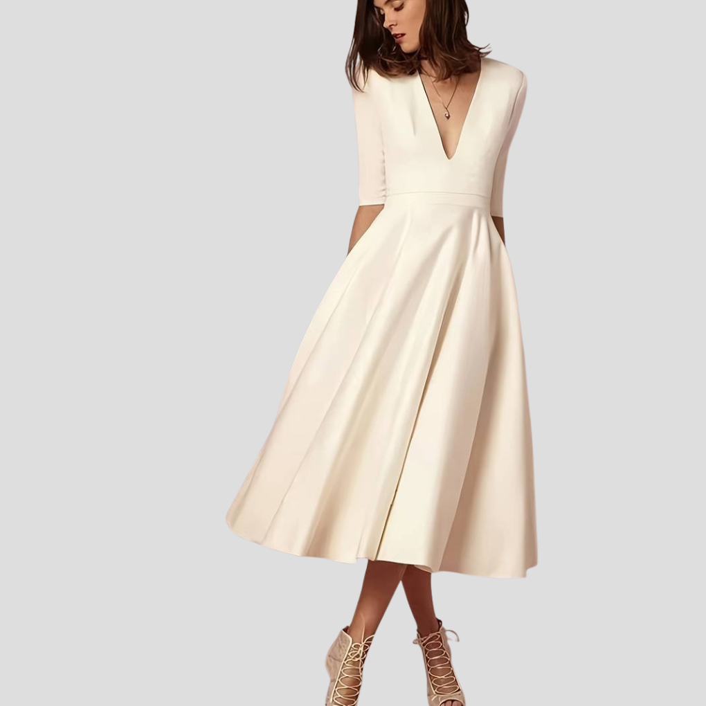 Women's Summer Dress Elegant Floral - Fashinoza