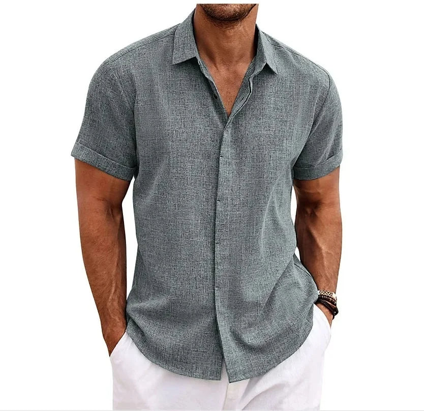 Men's Cotton Linen Shirt