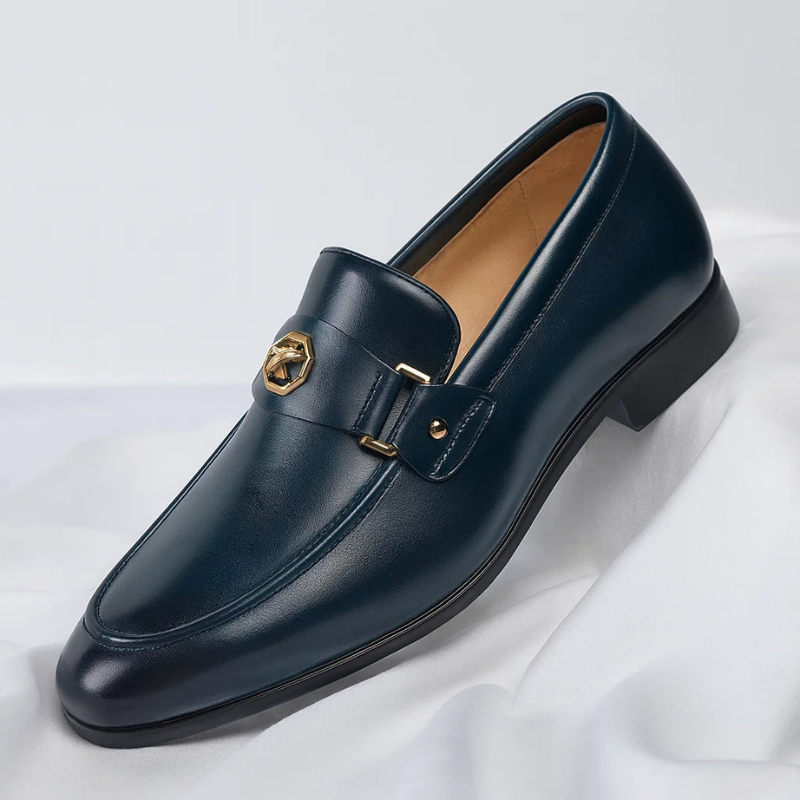 Luciano Men's Italian Leather Loafers - 
Fashinoza
