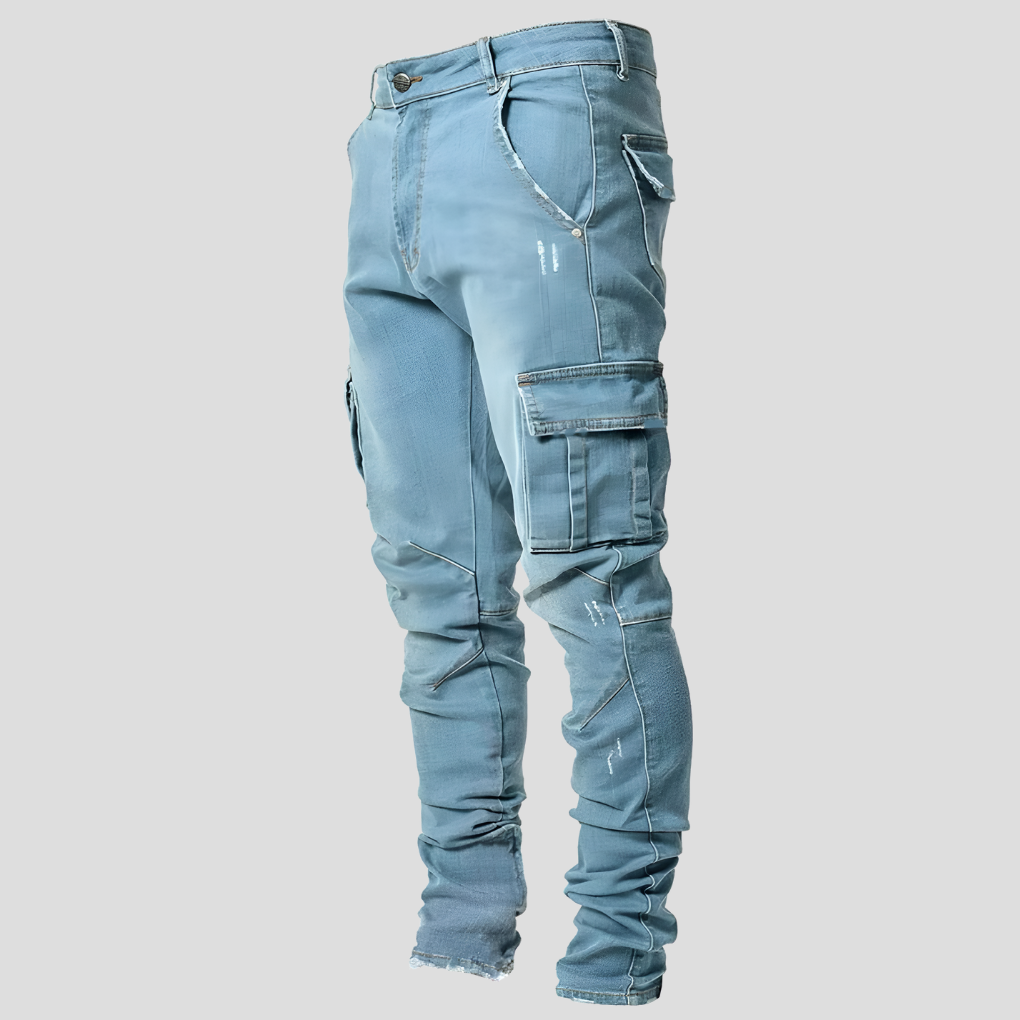 Men's Stretch Jeans Dark Blue