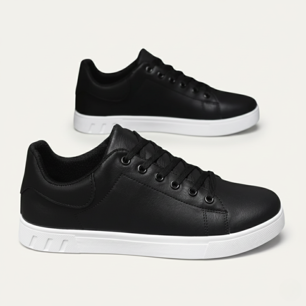Men's Classic Low Leather Shoes Brown