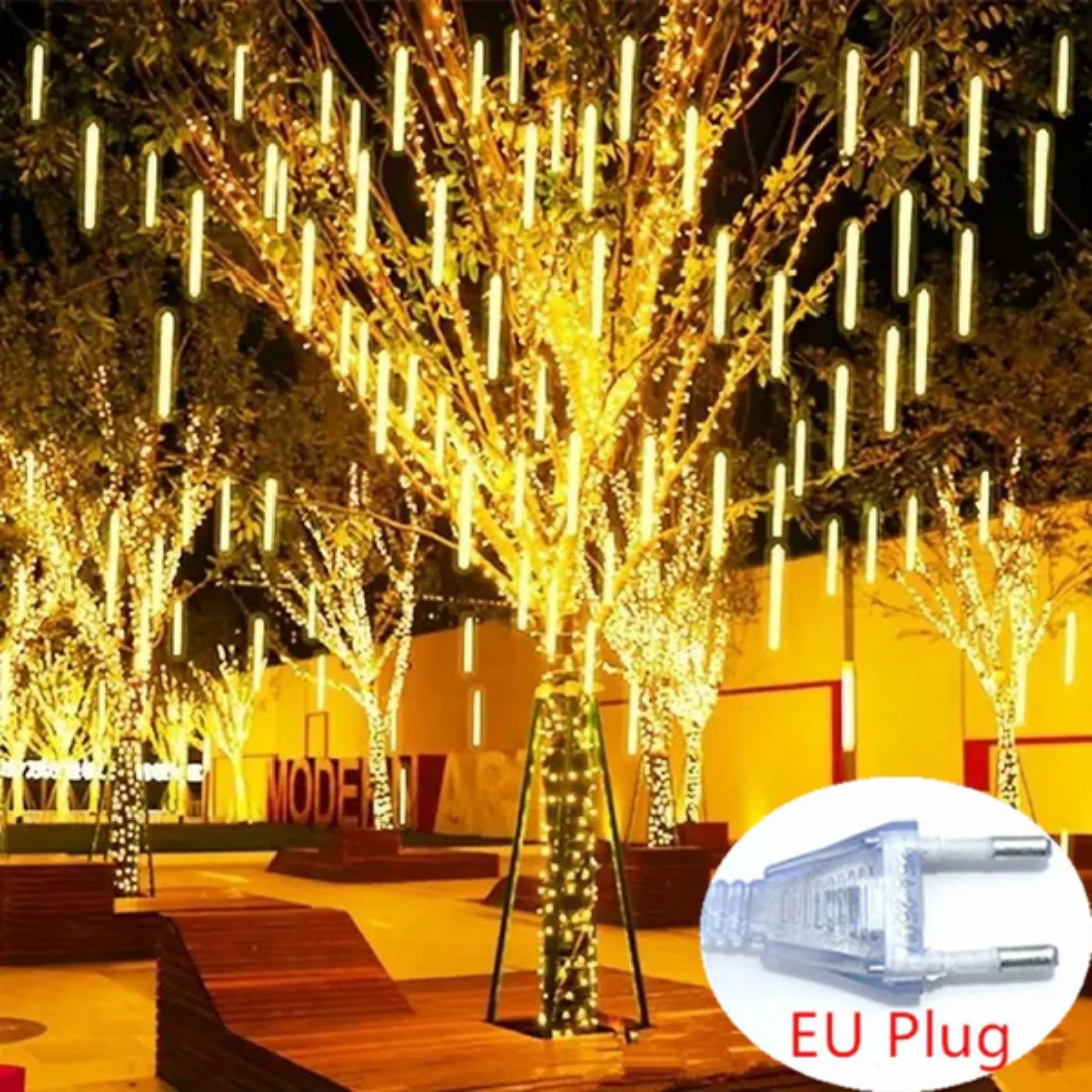 Led Meteor Shower Lights Outdoor Waterproof