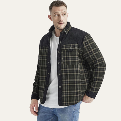 Men's Flannel Jacket Fleece Lined Plaid