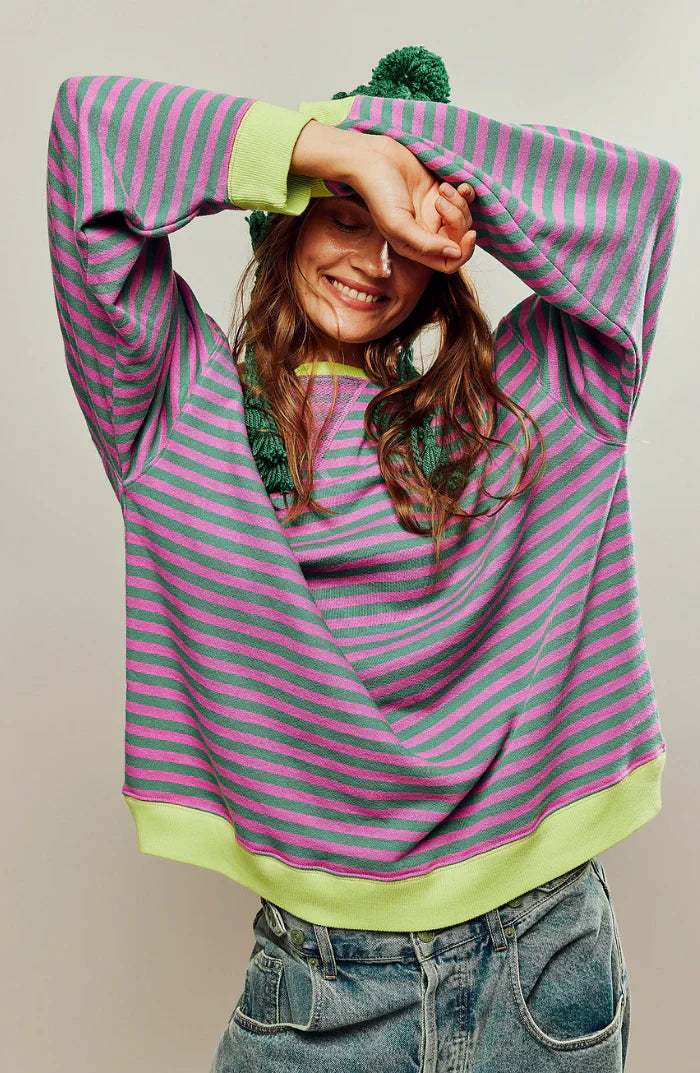 Women's Striped Sweater Casual Everyday Wear