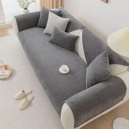 Linen Sectional Sofa Slipcover