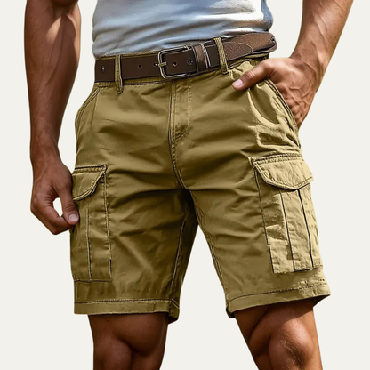 Men's Summer Utility Shorts Cotton With Pockets