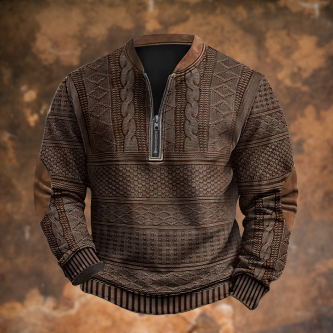 Patrick | Men’s Spring Textured Half Zip Pullover