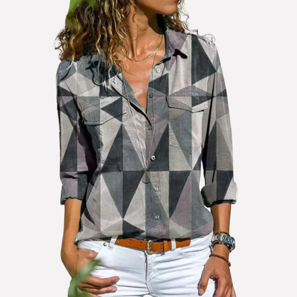 Women's Summer Blouse Lightweight Cotton