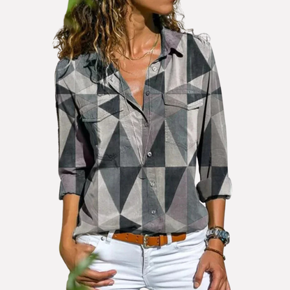 Women's Summer Blouse Lightweight Cotton