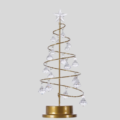 Spiral Crystal Table Lamp Led Light - Fashinoza
