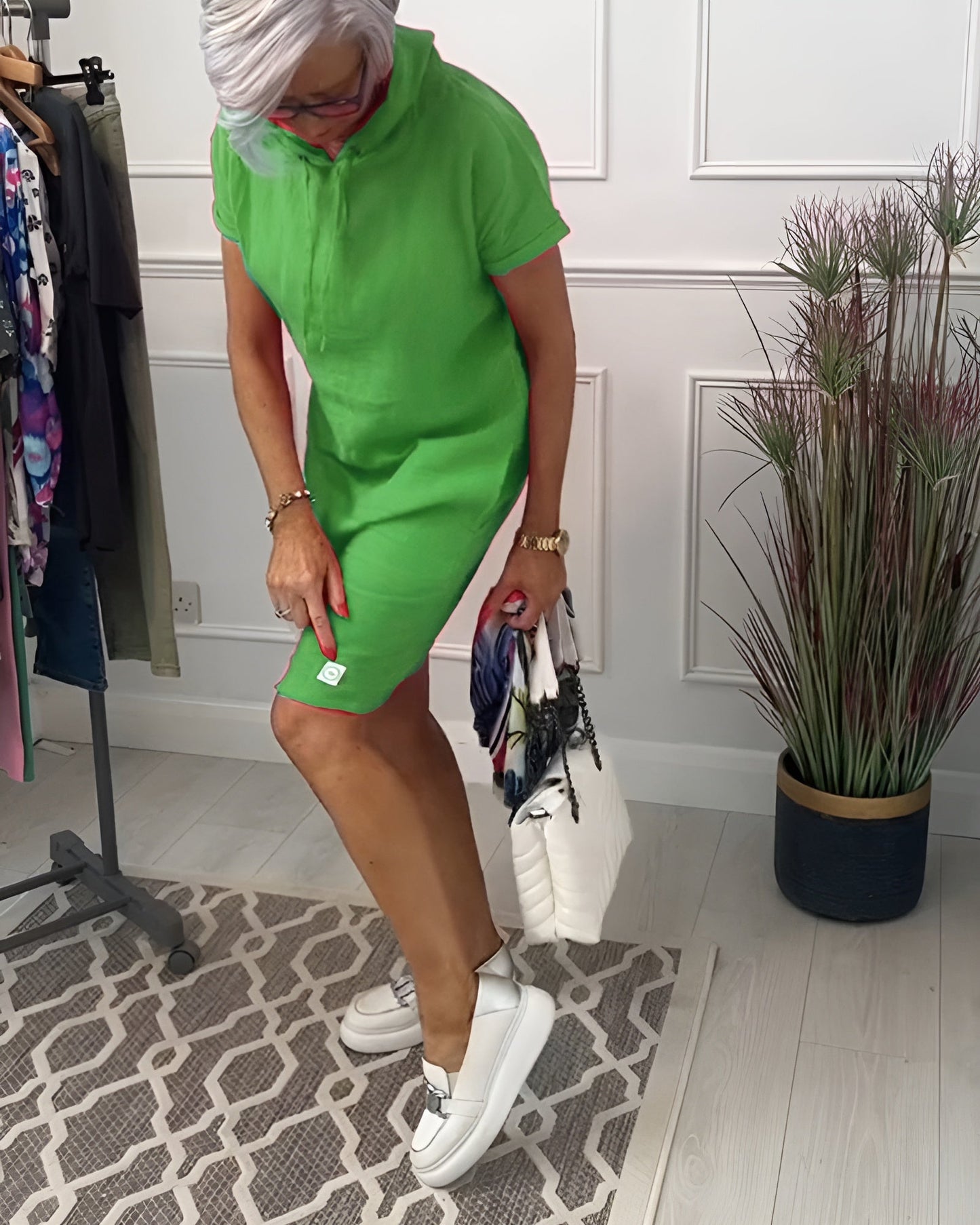 Women's Relaxed Hoodie Dress