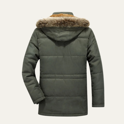 Lago Maggiore Men's Thick Fleece Winter Jacket