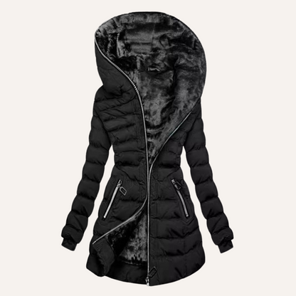 Women’s Hooded Waterproof Puffer Winter Jacket