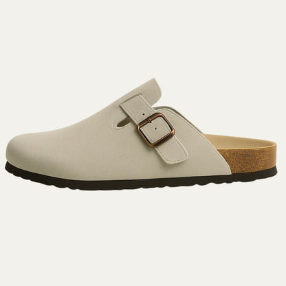 Men's Suede Moccasin Slippers Gray - Fashinoza