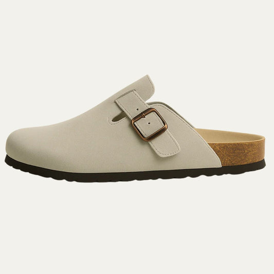 Men's Suede Moccasin Slippers Gray - Fashinoza