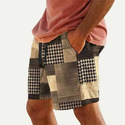 Men's Drawstring Shorts Colorful Cotton Casual